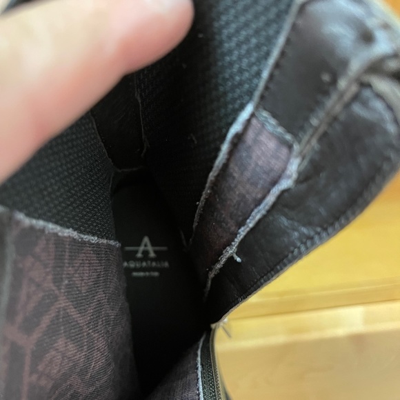 NEW ***Aquatalia*** HENSLEY Green Suede Water Resistant Bootie Size 7.5 - Picture 9 of 9